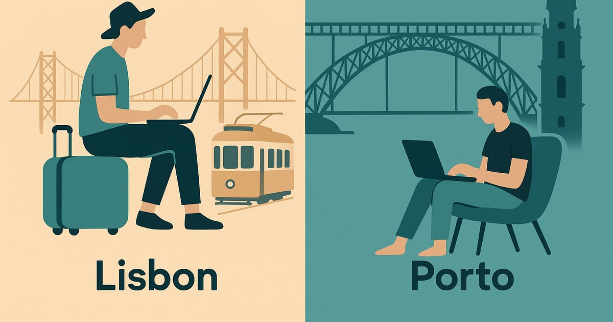 Lisbon vs Porto cost of living for digital nomads